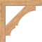Ekena Millwork Balboa Block Smooth Bracket w/ Offset Brace, Western Red Cedar, 7 1/2"W x 44"D x 44"H BKT0806X44X44BOA05SWR - alternate 3